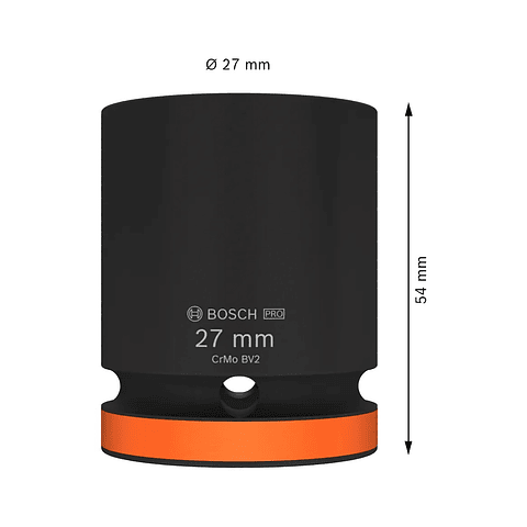 PRO Impact Socket, 3/4", 27 mm BOSCH