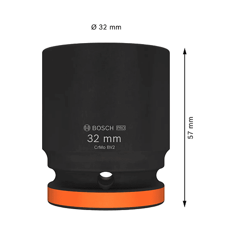 PRO Impact Socket, 3/4", 32 mm BOSCH