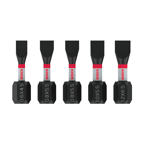 Ponta de aparafusar PRO Impact SL4.5, SL5.5 (x2), SL5.5, SL6.5, 25 mm BOSCH 