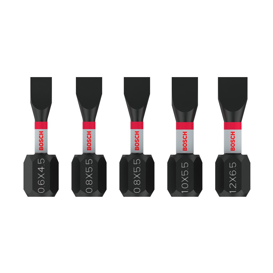 Ponta de aparafusar PRO Impact SL4.5, SL5.5 (x2), SL5.5, SL6.5, 25 mm BOSCH  1