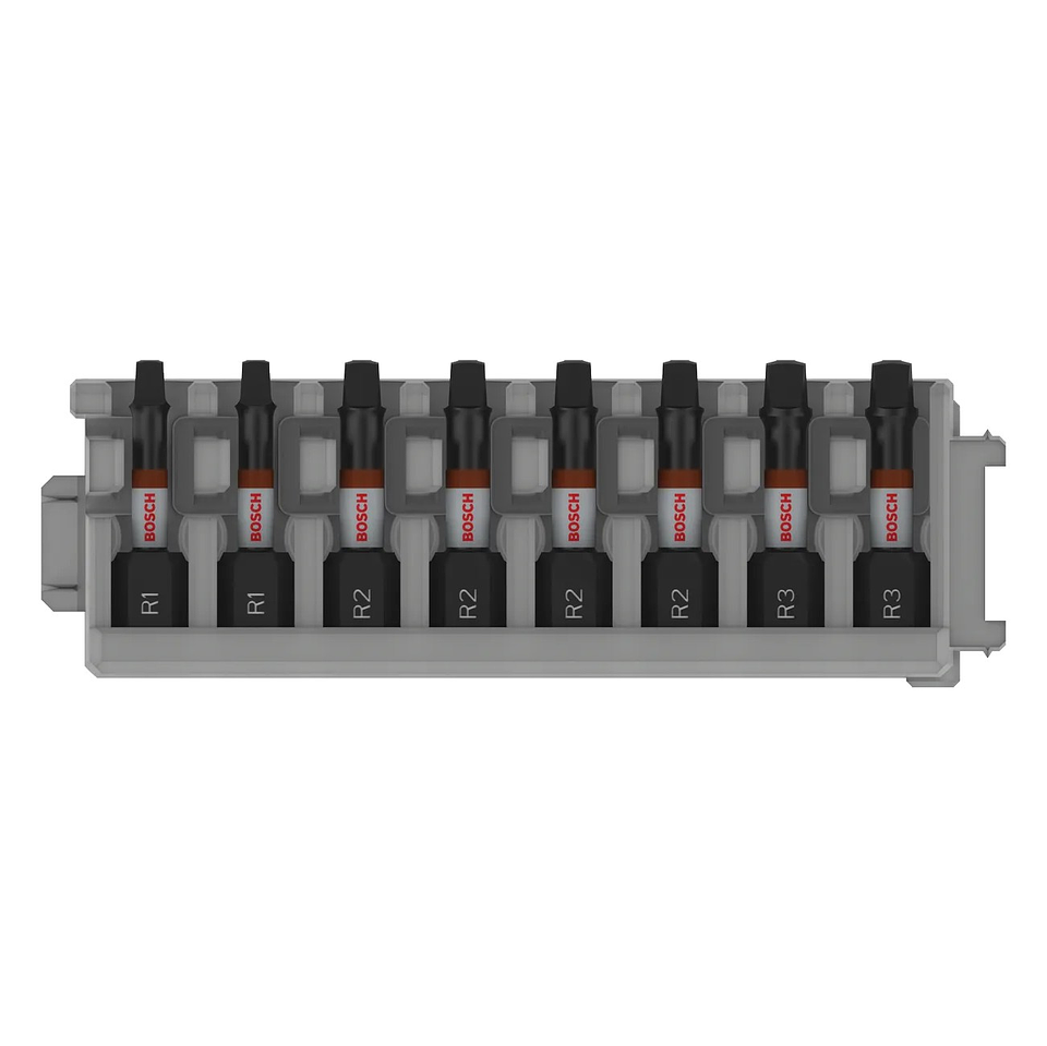 Ponta de aparafusar PRO Impact  R1 (x2), R2 (x4), R3 (x2), 55 mm, (8 unids) BOSCH   1
