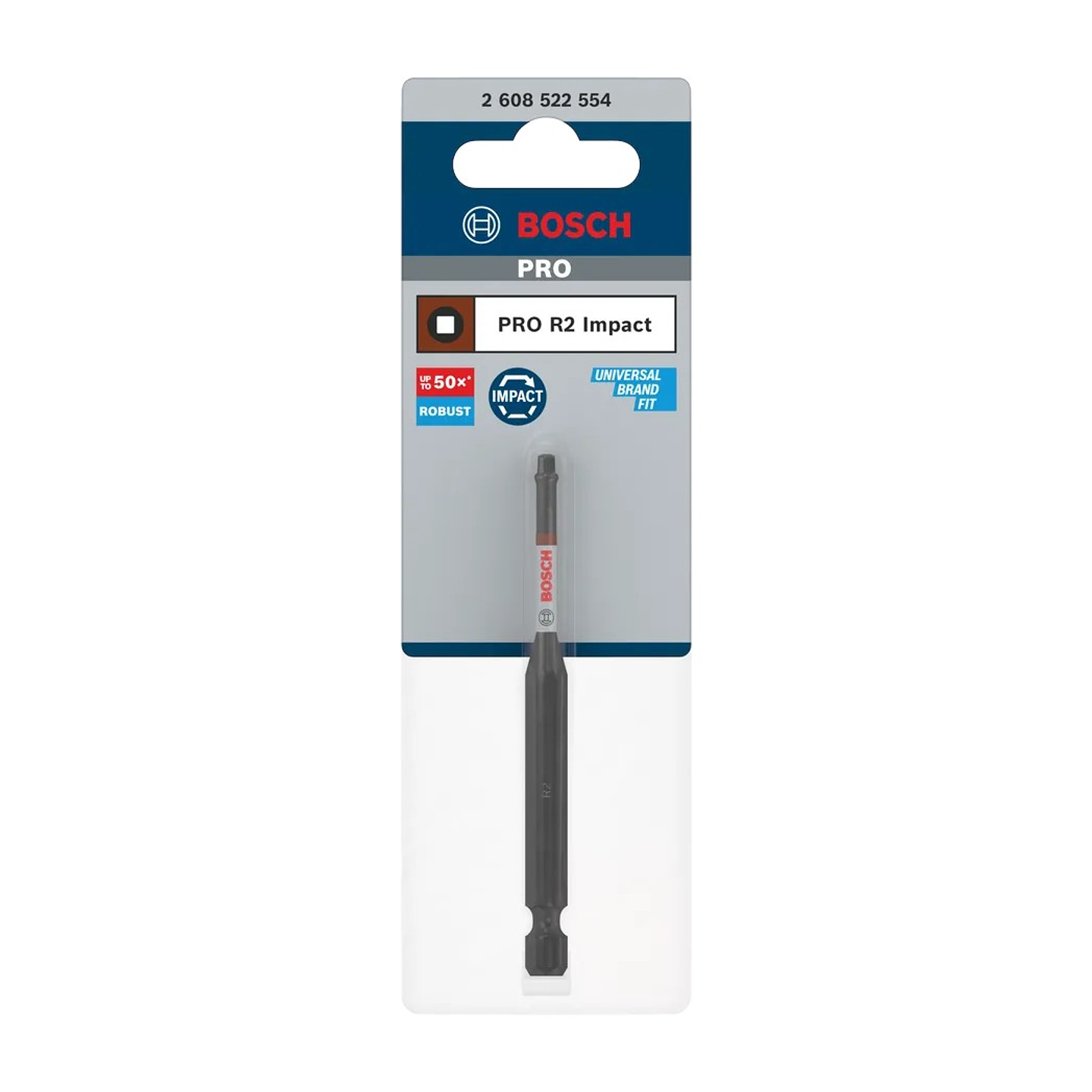 Ponta de aparafusar PRO Robertson Impact, R2, 90 mm, (1 unid) BOSCH 3