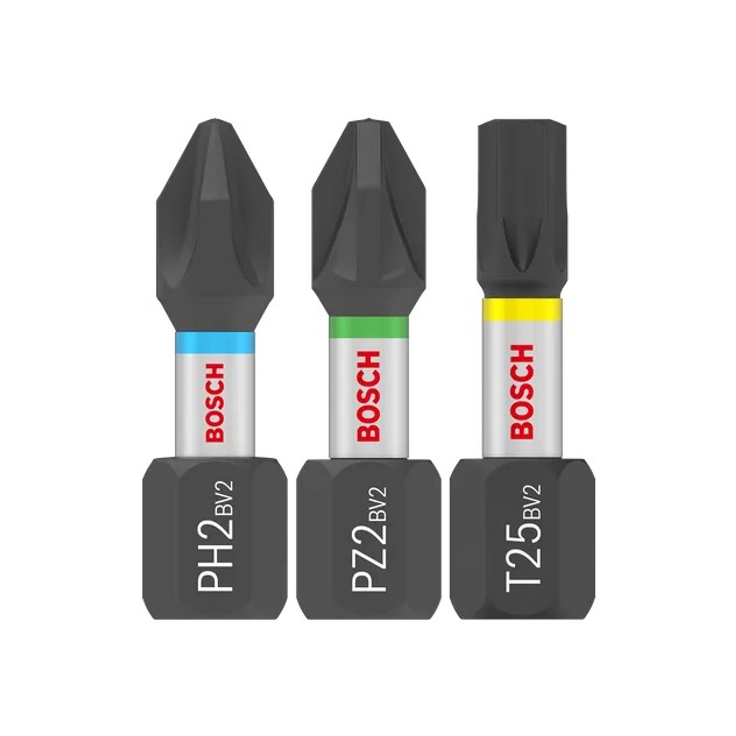 Conjunto de brocas PRO Impact Screwdriver, PH2 (x5), PZ2 (x5), T20 (x5), T25 (x5), T30 (x5), 25 mm, expositor, 10 x 25 unid BOSCH 1