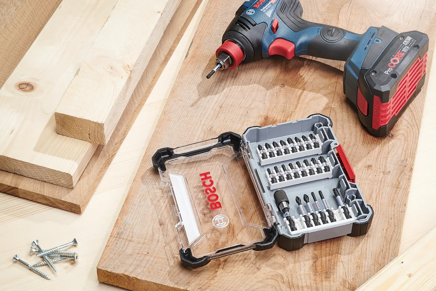 Pontas com duas extremidades PRO Impact com índice Pick and Click, PZ2, 65 mm, (8 unids) BOSCH 4