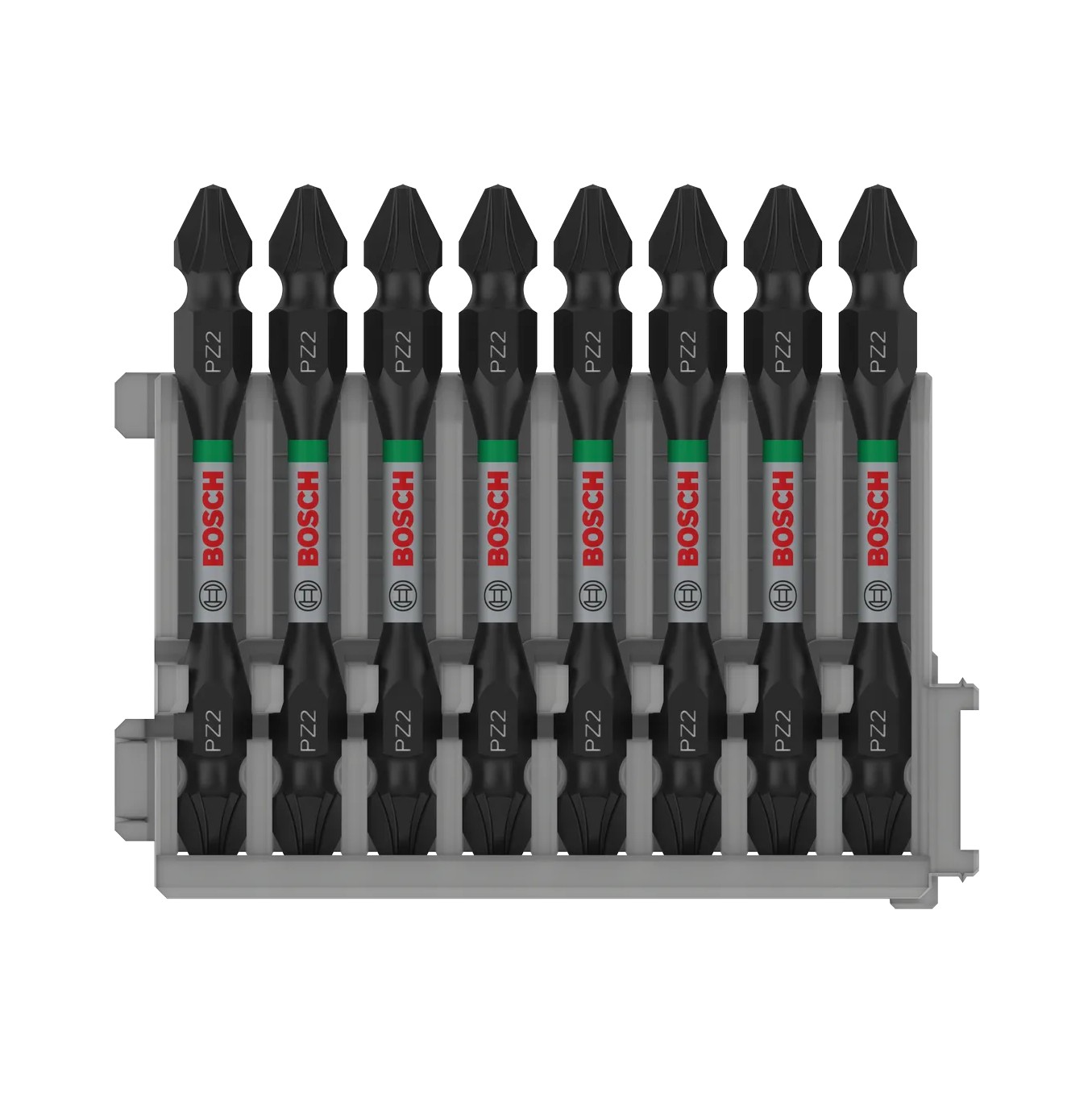 Pontas com duas extremidades PRO Impact com índice Pick and Click, PZ2, 65 mm, (8 unids) BOSCH