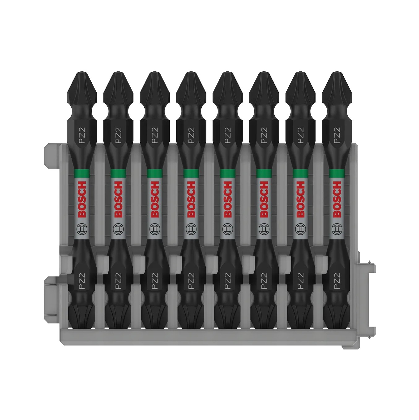 Pontas com duas extremidades PRO Impact com índice Pick and Click, PZ2, 65 mm, (8 unids) BOSCH 1