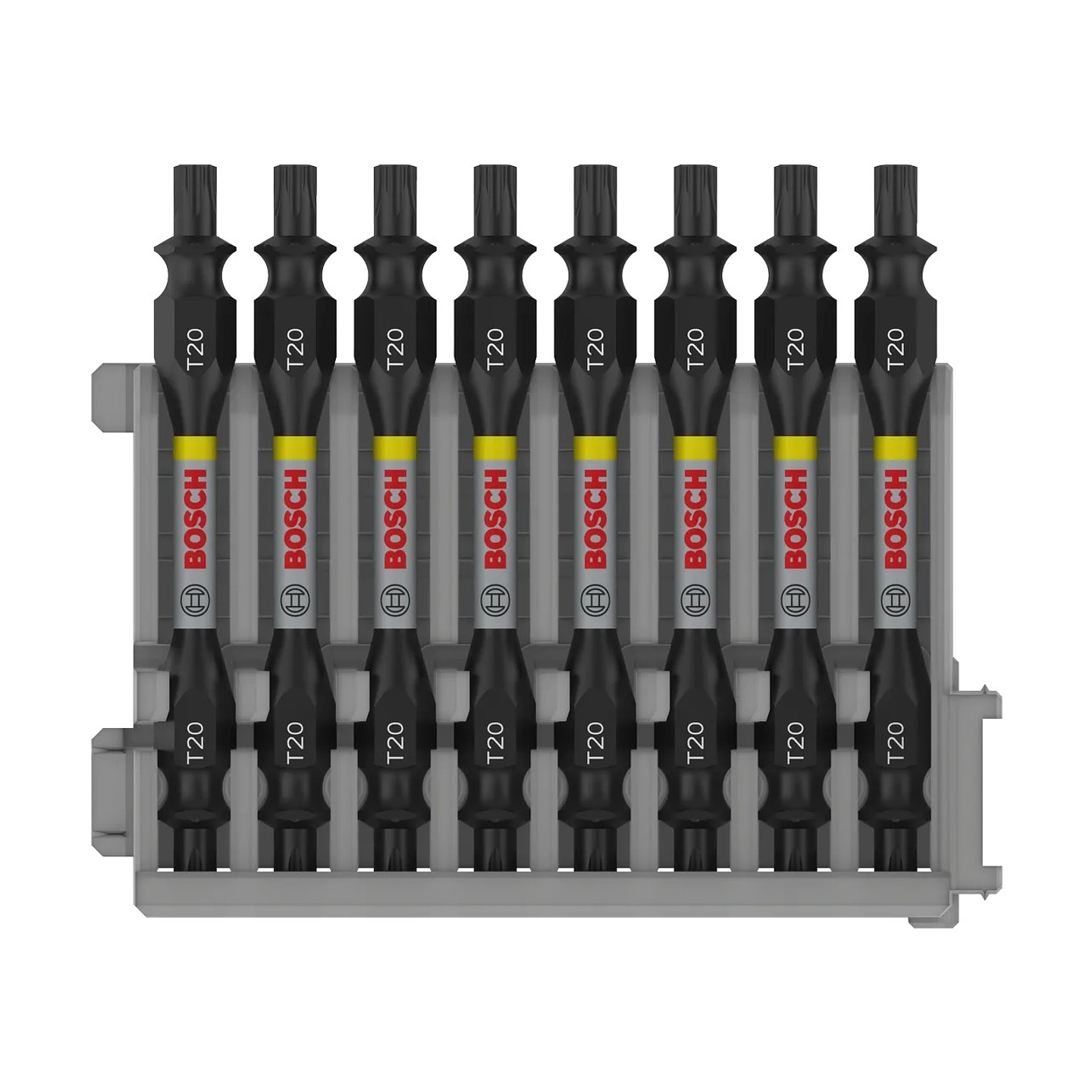 Pontas com duas extremidades PRO Impact com índice Pick and Click, T20, 65 mm, (8 unids) BOSCH 1