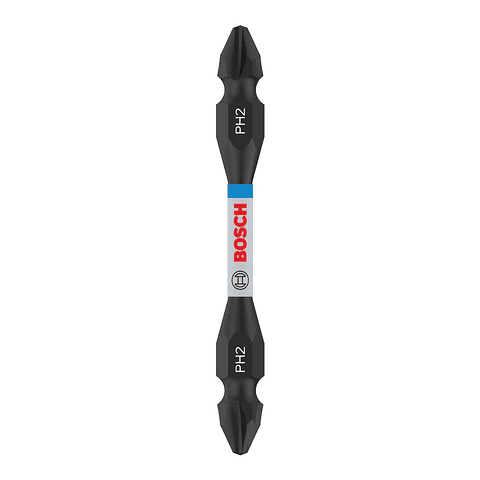 Pontas com duas extremidades PRO Impact com índice Pick and Click, PH2, 65 mm, (1 unid) BOSCH