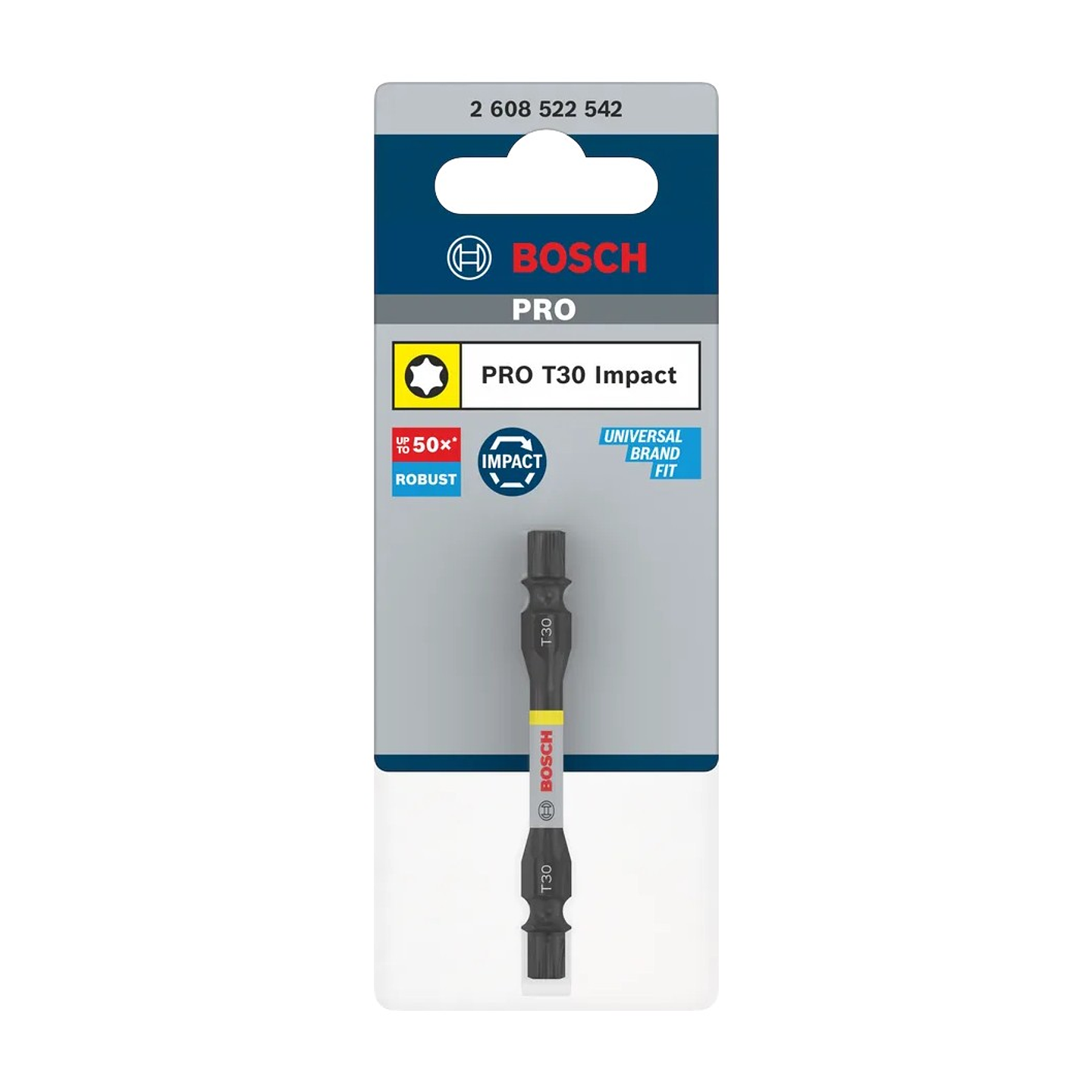 Pontas com duas extremidades PRO Impact com índice Pick and Click, T30, 65 mm, (1 unid) BOSCH 3
