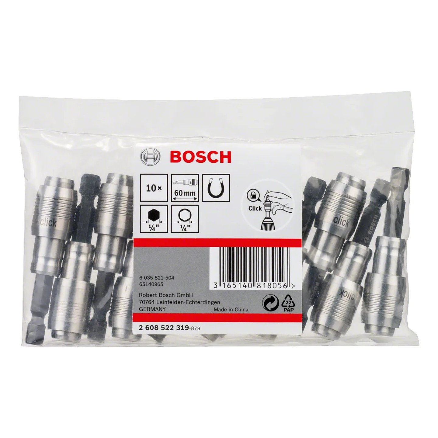 Suporte universal One-Click (10 unids) BOSCH 2