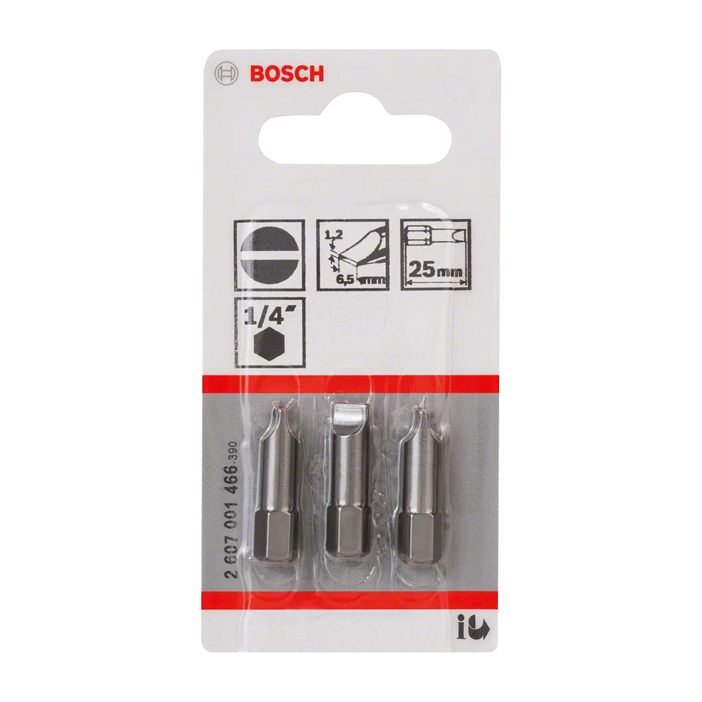 Ponta da aparafusadora Extra Hard S1,2x6,5 (3 unids) BOSCH 2