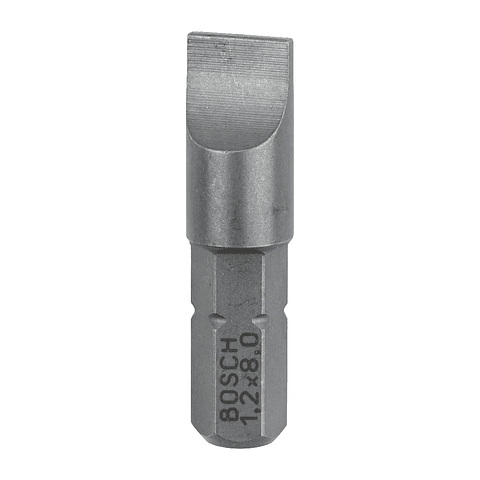 Ponta da aparafusadora Extra Hard S1,2x8,0 (3 unids) BOSCH