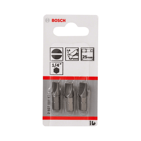Ponta da aparafusadora Extra Hard S1,6x8,0 (3 unids) BOSCH