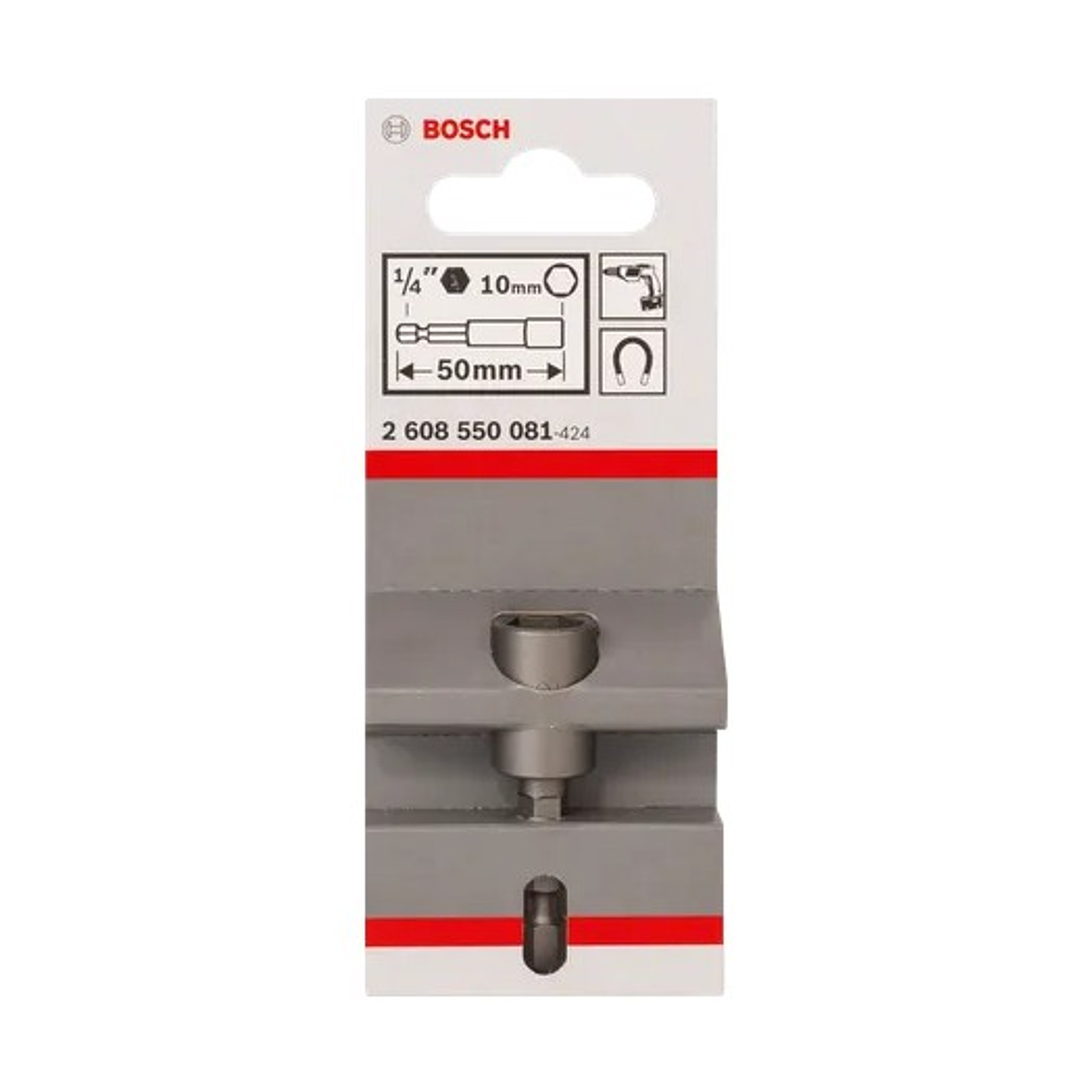 Chave de caixa Extra Hard 10mm 50mm BOSCH 2