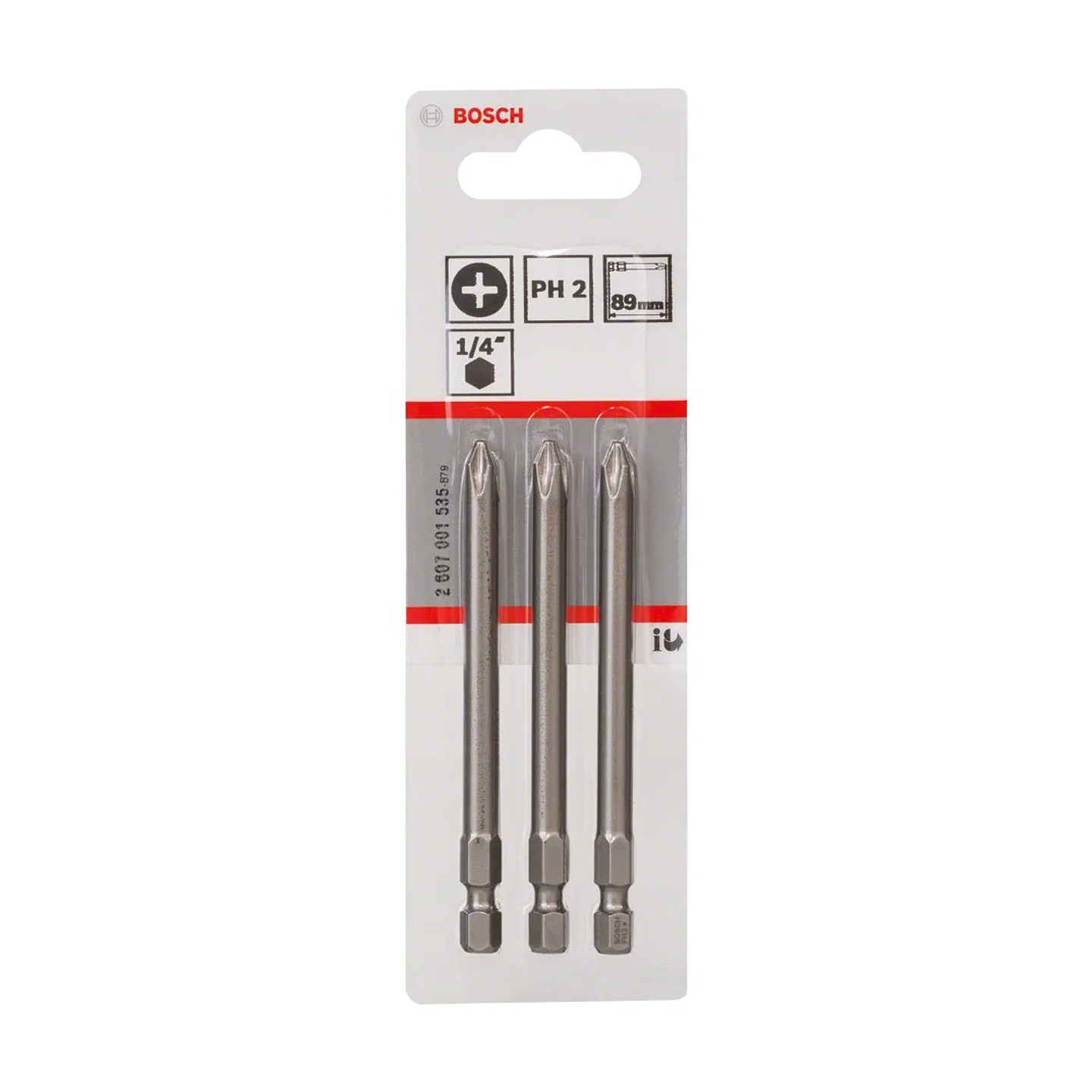 Ponta da aparafusadora Extra Hard PH2 89mm (3 unids) BOSCH 2