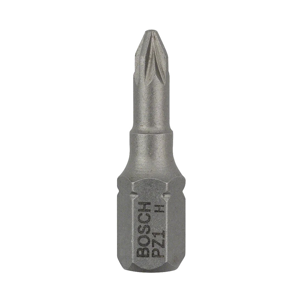 Ponta da aparafusadora Extra Hard PZ1 25mm (25 unids) BOSCH 1