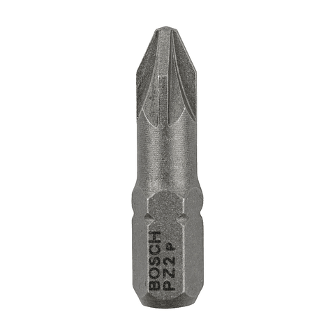 Ponta da aparafusadora Extra Hard PZ2 25mm (100 unids) BOSCH