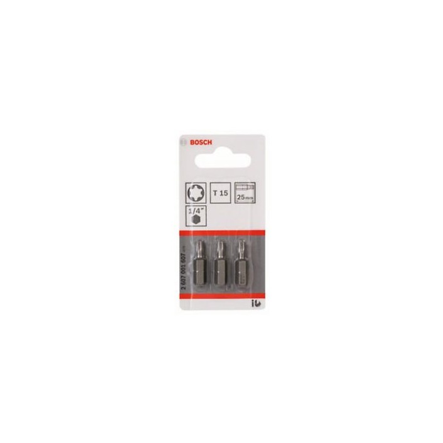 Ponta da aparafusadora Extra Hard T15 25mm (3 unids) BOSCH 2