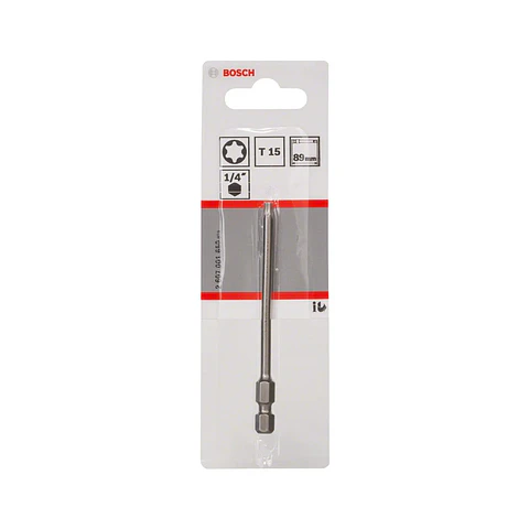 Ponta da aparafusadora Extra Hard T15 89mm (1 unid) BOSCH