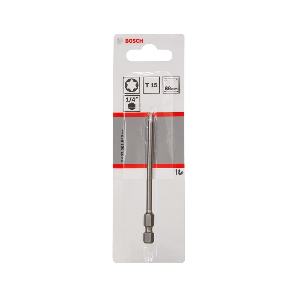Ponta da aparafusadora Extra Hard T15 89mm (1 unid) BOSCH 2
