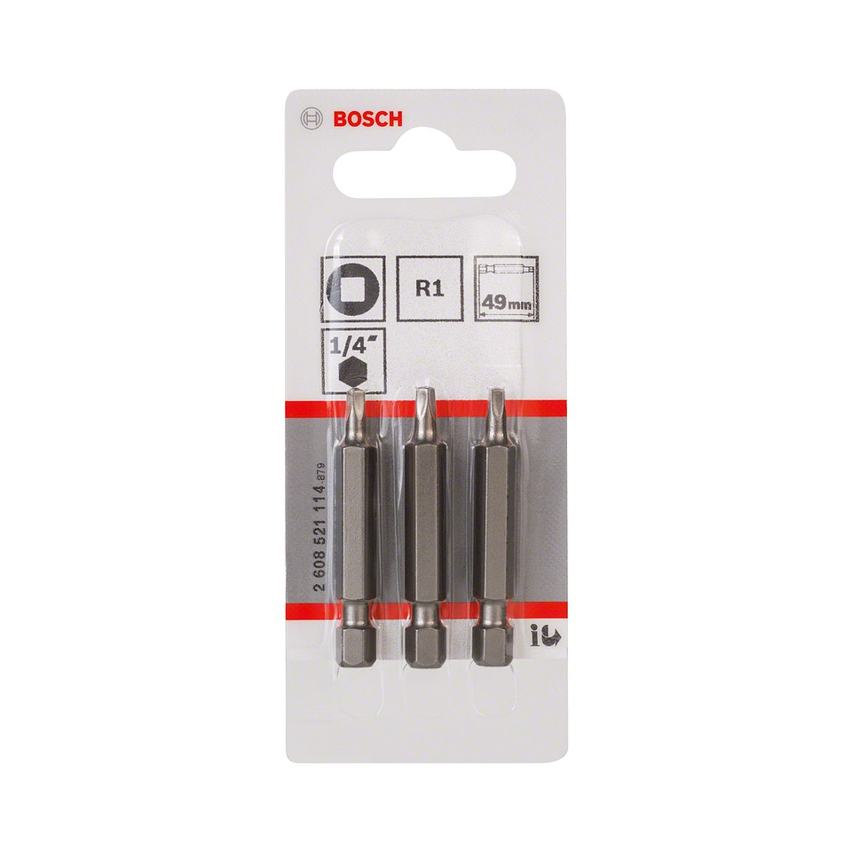 Ponta da aparafusadora Extra Hard R1 49mm (3 unids) BOSCH 2