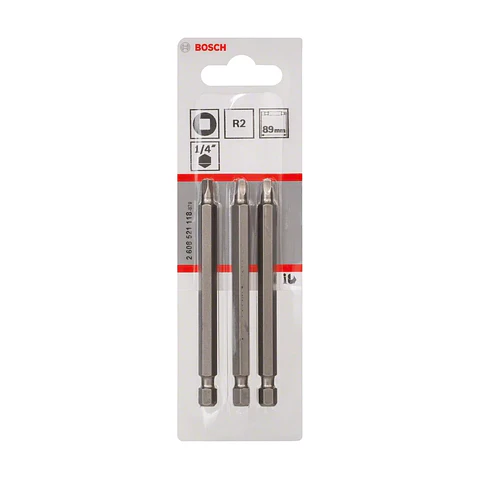 Ponta da aparafusadora Extra Hard R2 89mm (3 unids) BOSCH