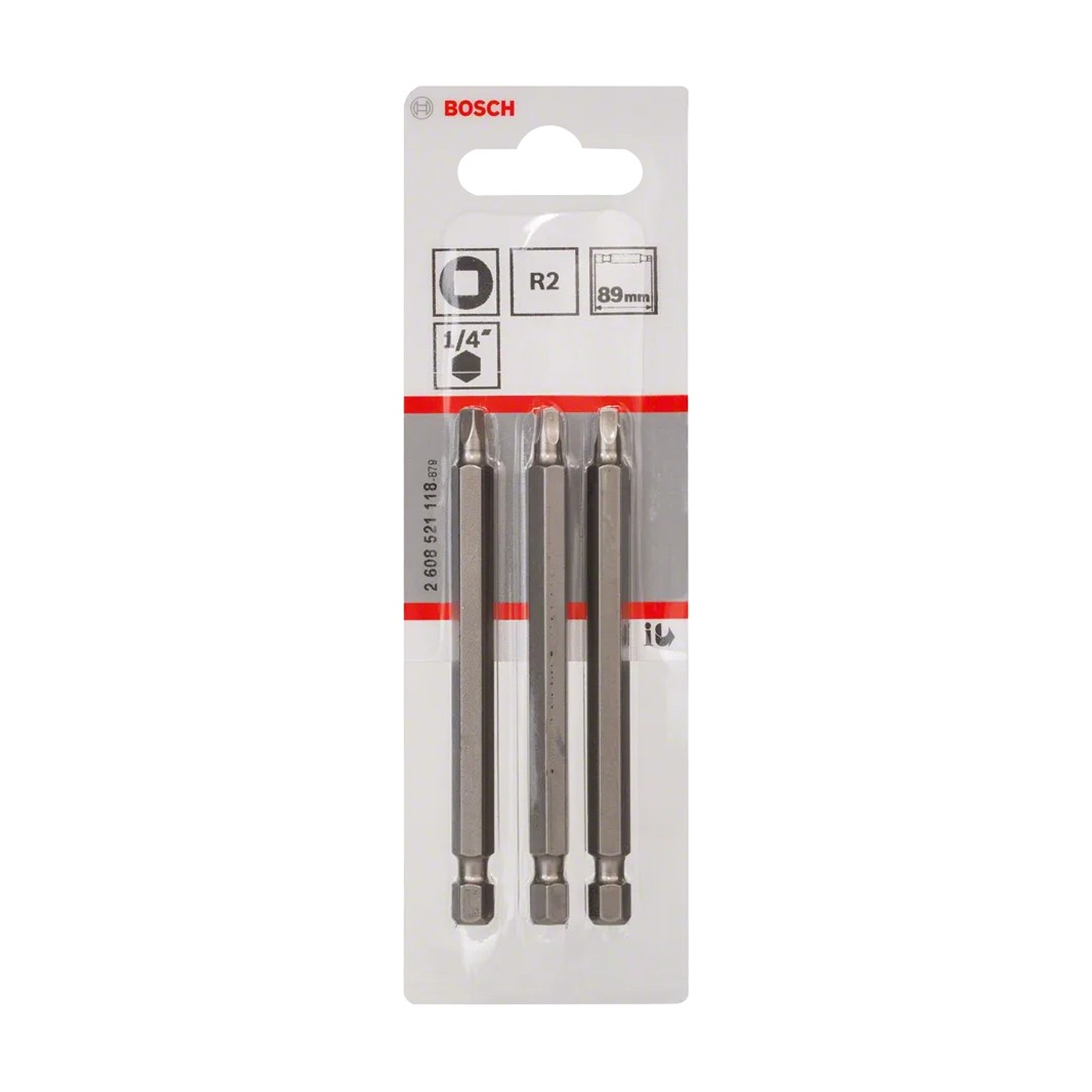 Ponta da aparafusadora Extra Hard R2 89mm (3 unids) BOSCH 2
