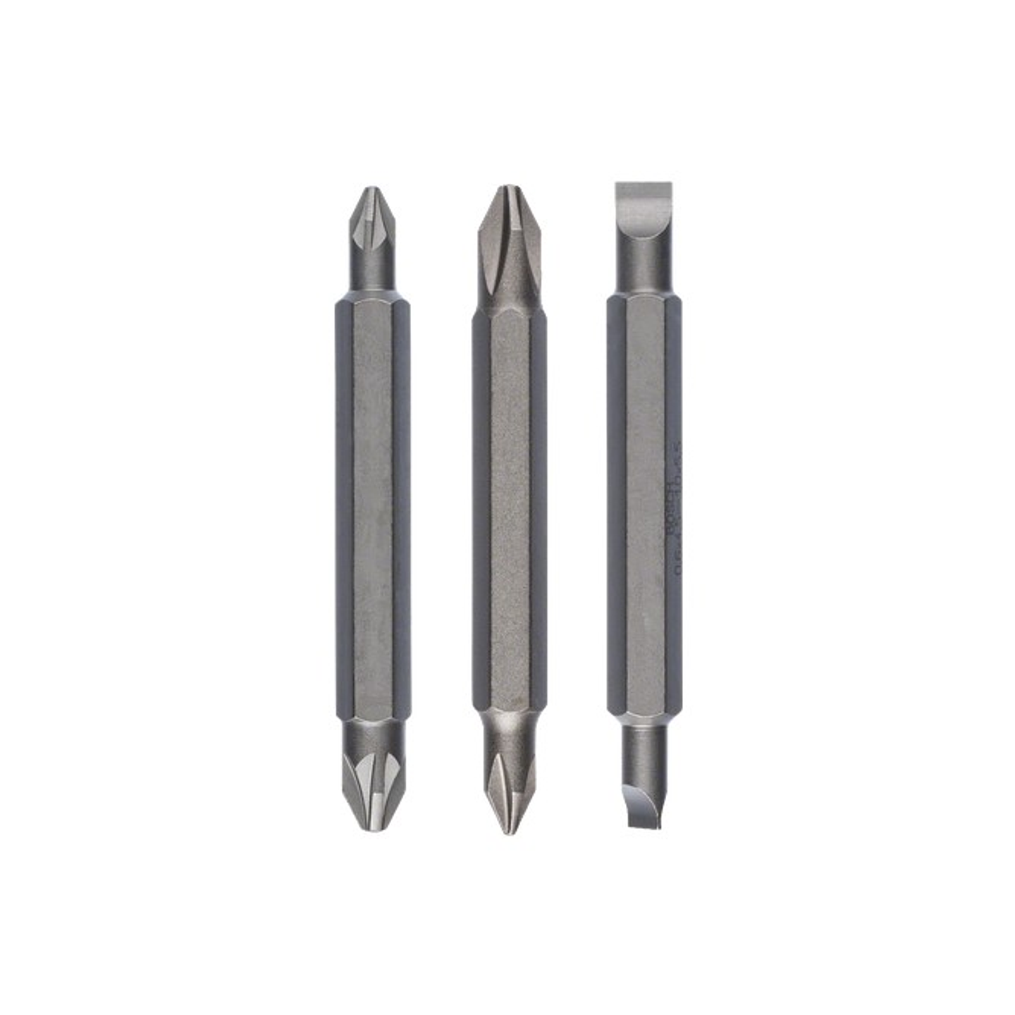 Conjunto de 3 pontas de aparafusar duplas (1 unid) 60mm BOSCH 1