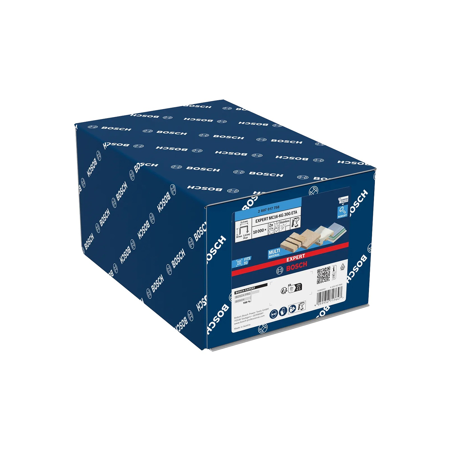 Agrafos de coroa média EXPERT MC16-KG 30G ETA, 1,6/16 g, 30 mm (1000 unids) BOSCH 2