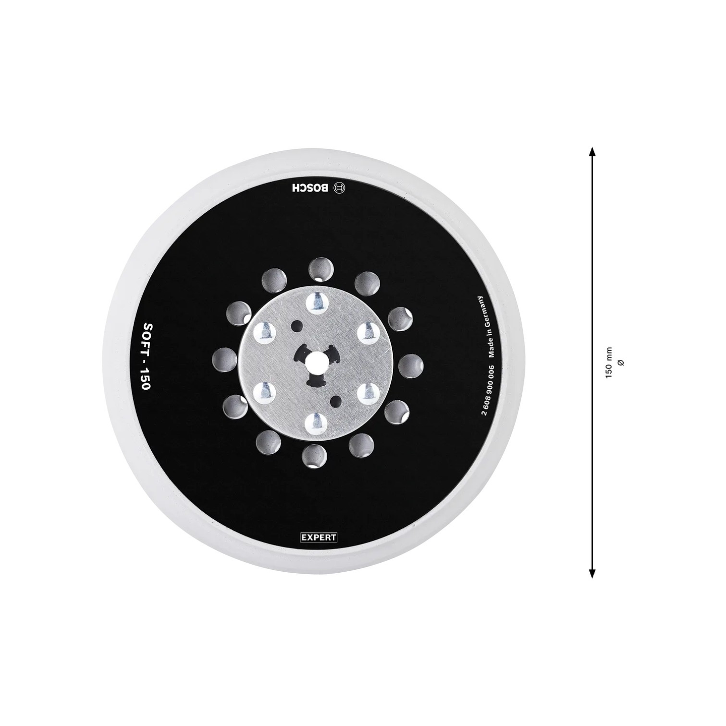 Prato de lixa EXPERT Multihole Universal Ø150mm macio BOSCH 3