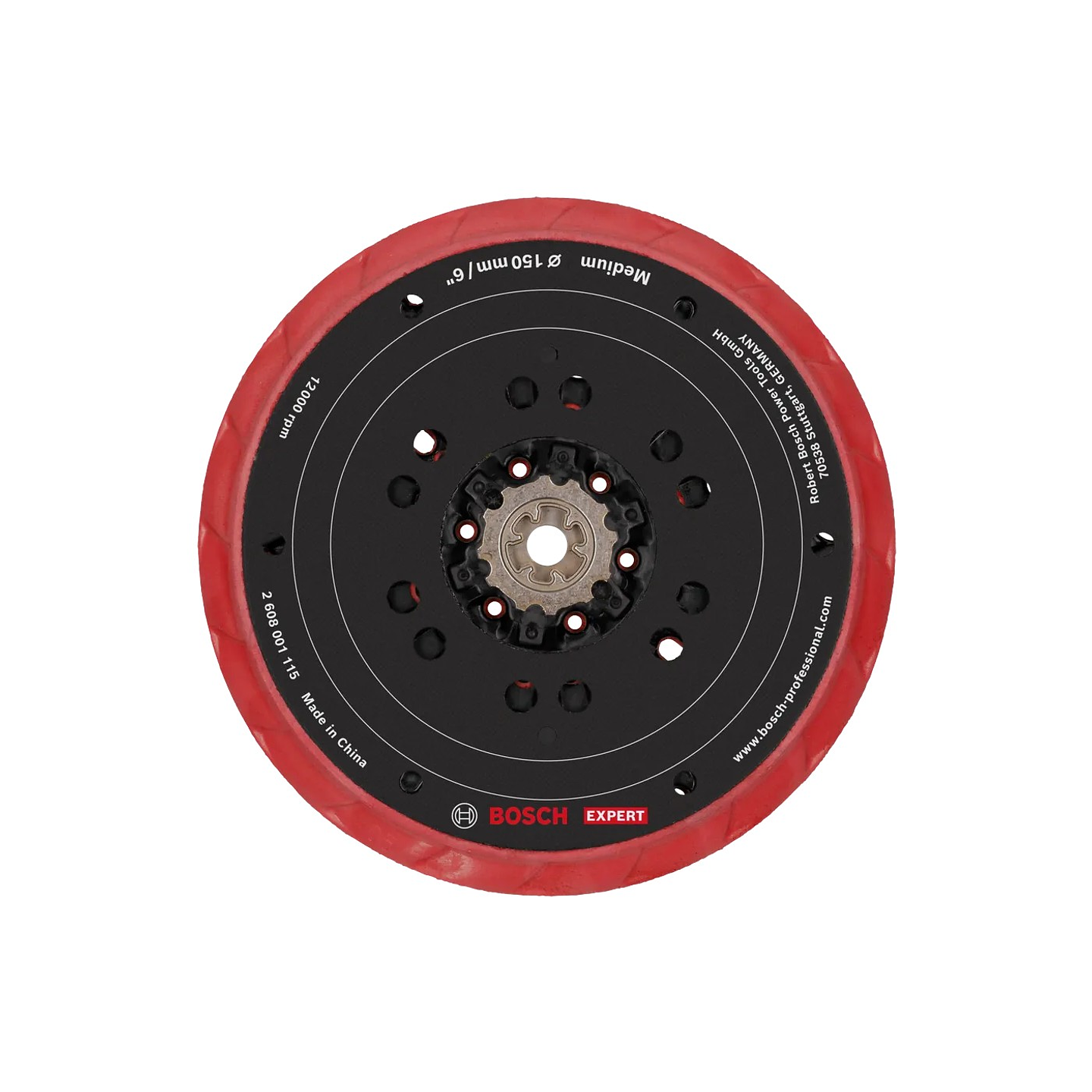 Prato de lixa EXPERT Multihole Médio Ø150mm BOSCH 1