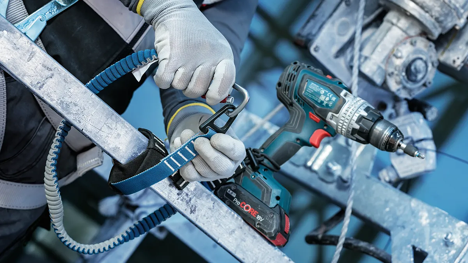 Cordão PRO leve, 6 kg, 2x mosquetões BOSCH 8