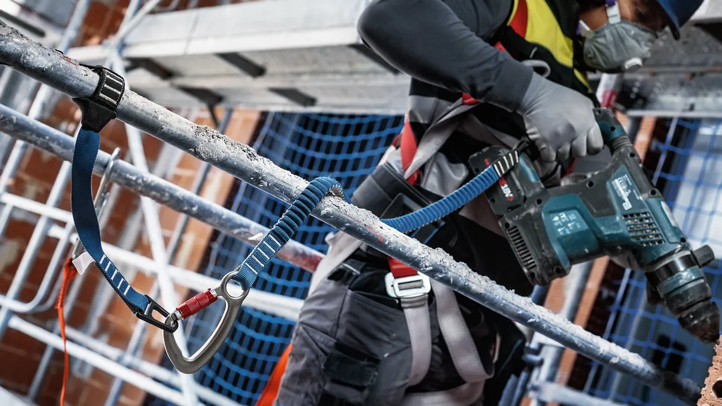 Cordão PRO leve, 6 kg, 2x mosquetões BOSCH 10