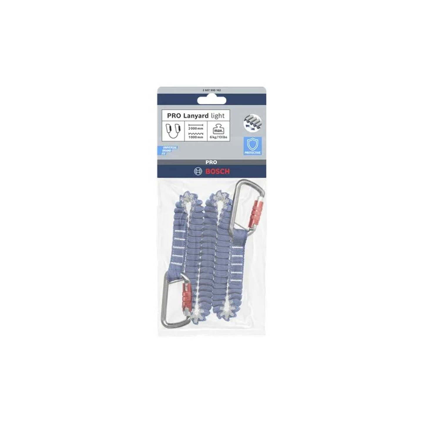 Cordão PRO leve, 6 kg, 2x mosquetões BOSCH 2