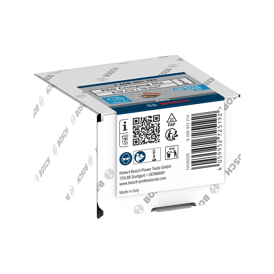 Matriz de engaste PRO, E10 CU, 10 mm², cobre BOSCH 3