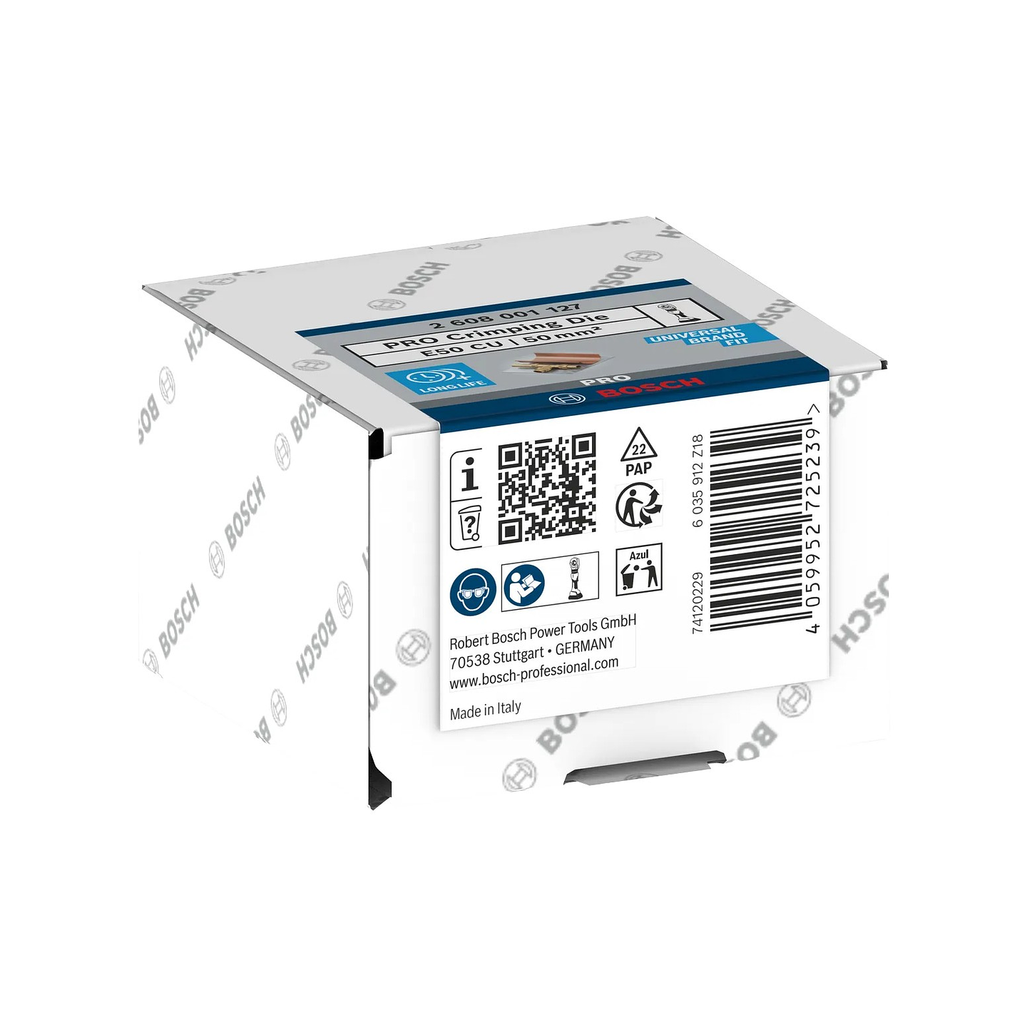 Matriz de engaste PRO, E50 CU, 50 mm², cobre BOSCH 2