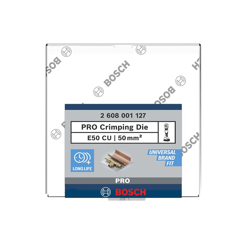Matriz de engaste PRO, E50 CU, 50 mm², cobre BOSCH 3