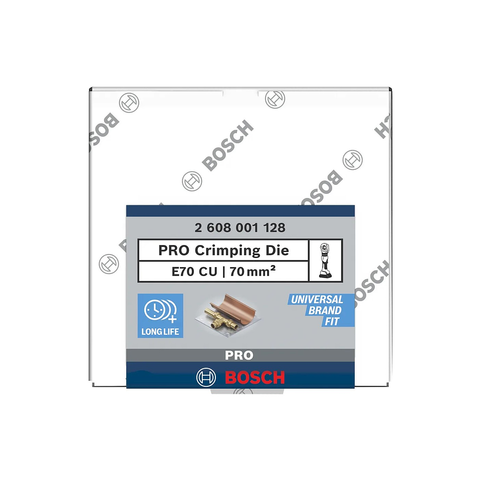 Matriz de engaste PRO, E70 CU, 70 mm², cobre BOSCH 3