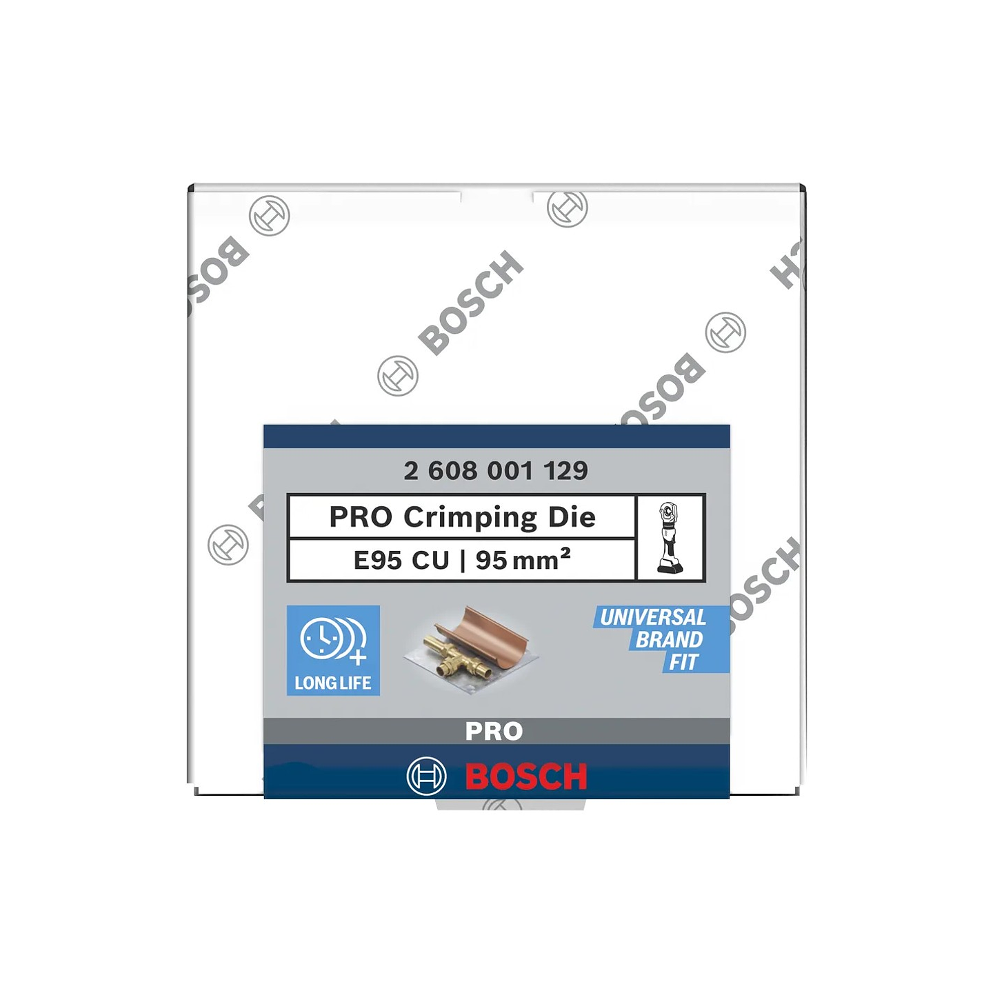 Matriz de engaste PRO, E95 CU, 95 mm², cobre BOSCH 2