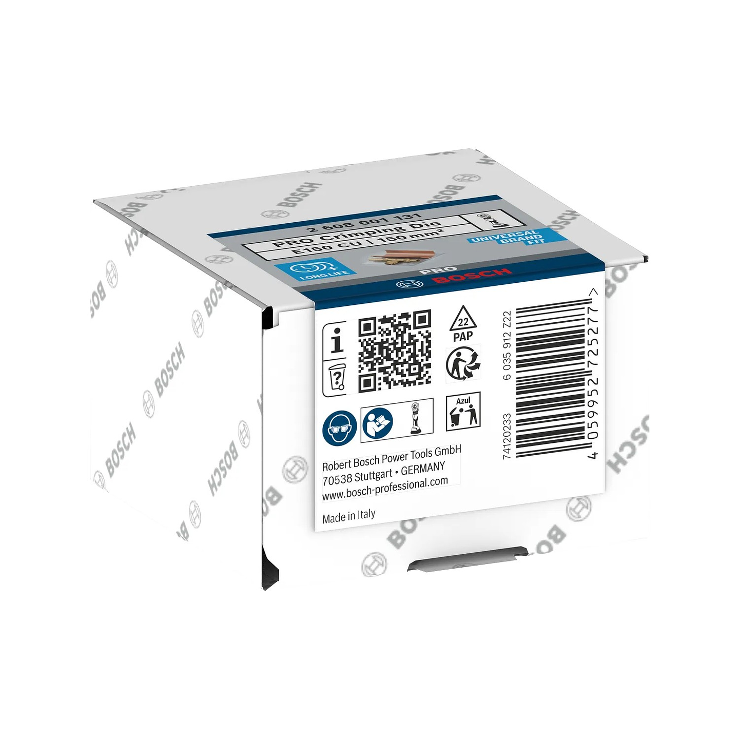 Matriz de engaste PRO, E150 CU, 150 mm², cobre BOSCH 2