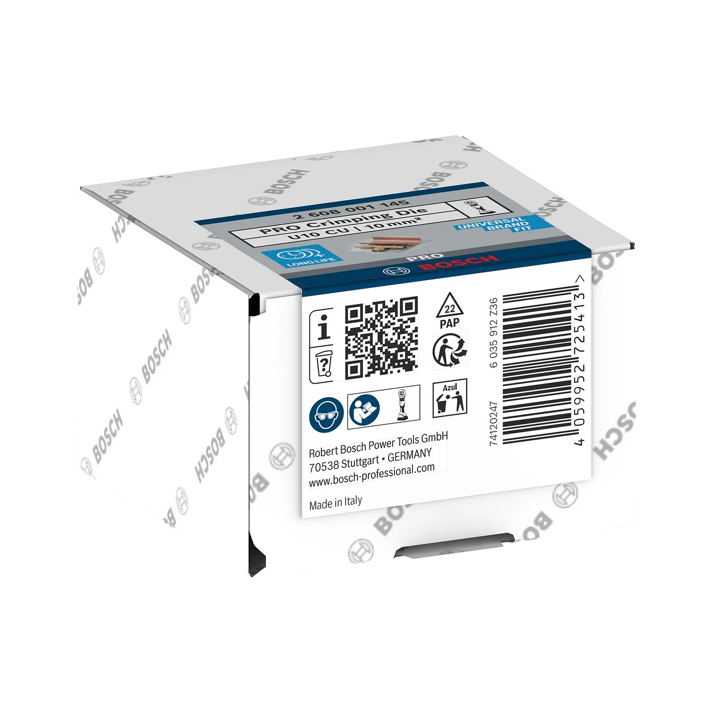 Matriz de engaste PRO, U10 CU, 10 mm², cobre BOSCH 2