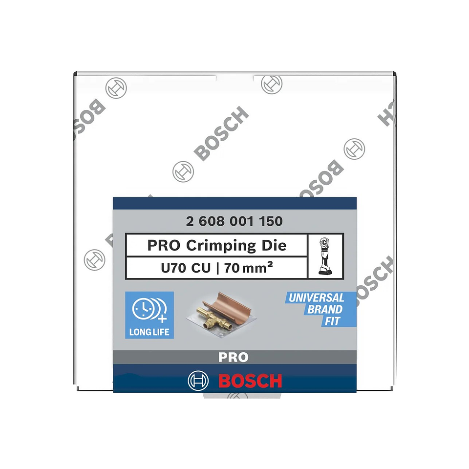 Matriz de engaste PRO, U70 CU, 70 mm², cobre BOSCH 2