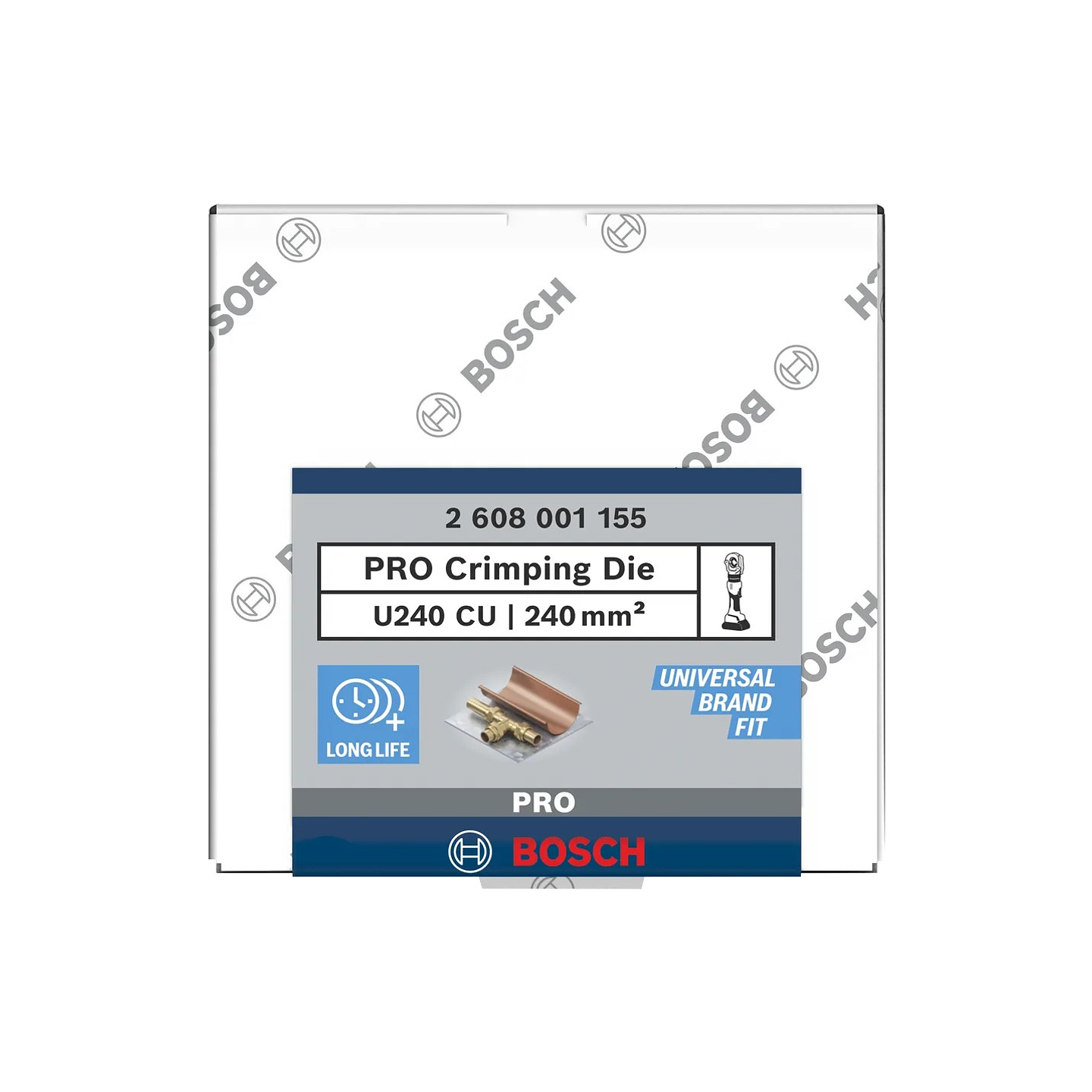 Matriz de engaste PRO, U240 CU, 240 mm², cobre BOSCH 3
