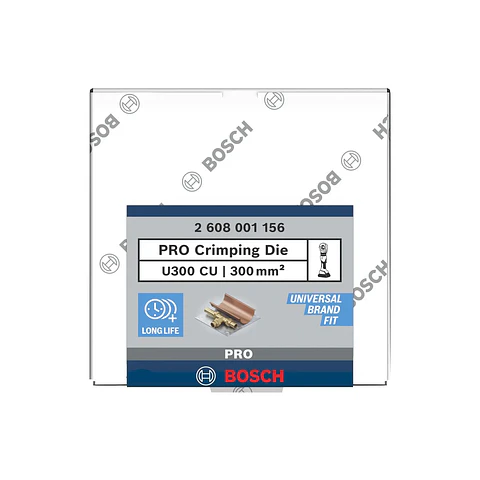 Matriz de engaste PRO, U300 CU, 300 mm², cobre BOSCH