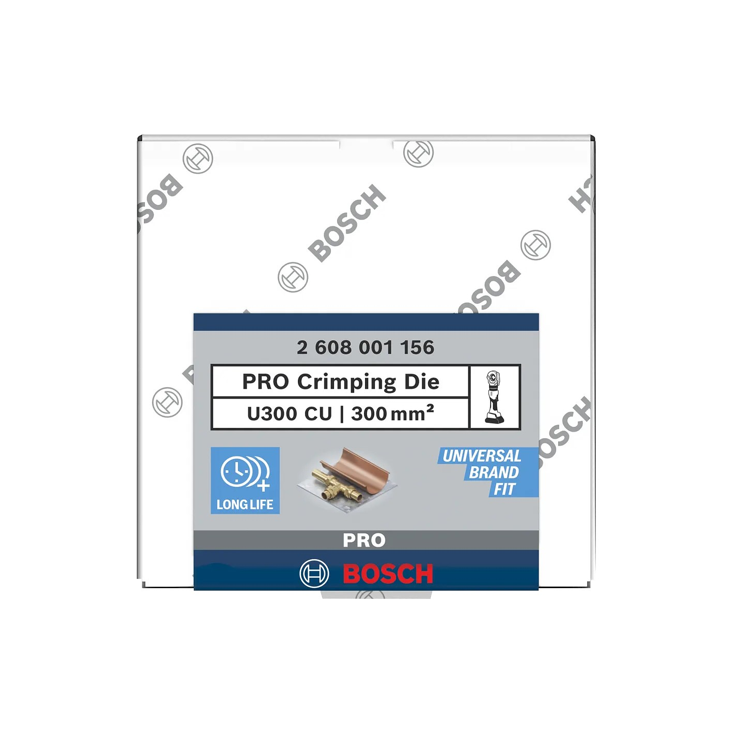 Matriz de engaste PRO, U300 CU, 300 mm², cobre BOSCH 2