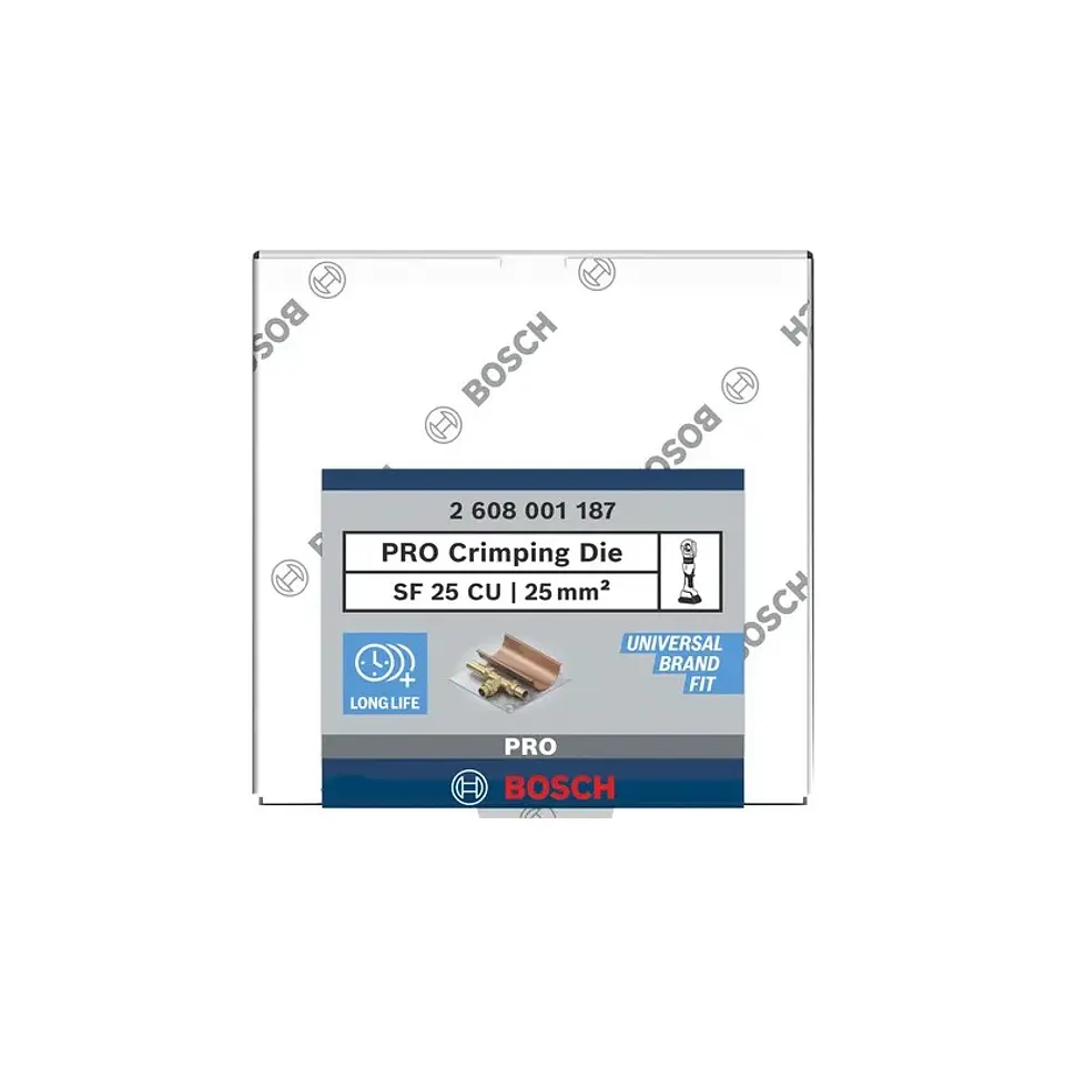 Matriz de engaste PRO, SF25 CU, 25 mm², cobre BOSCH 2