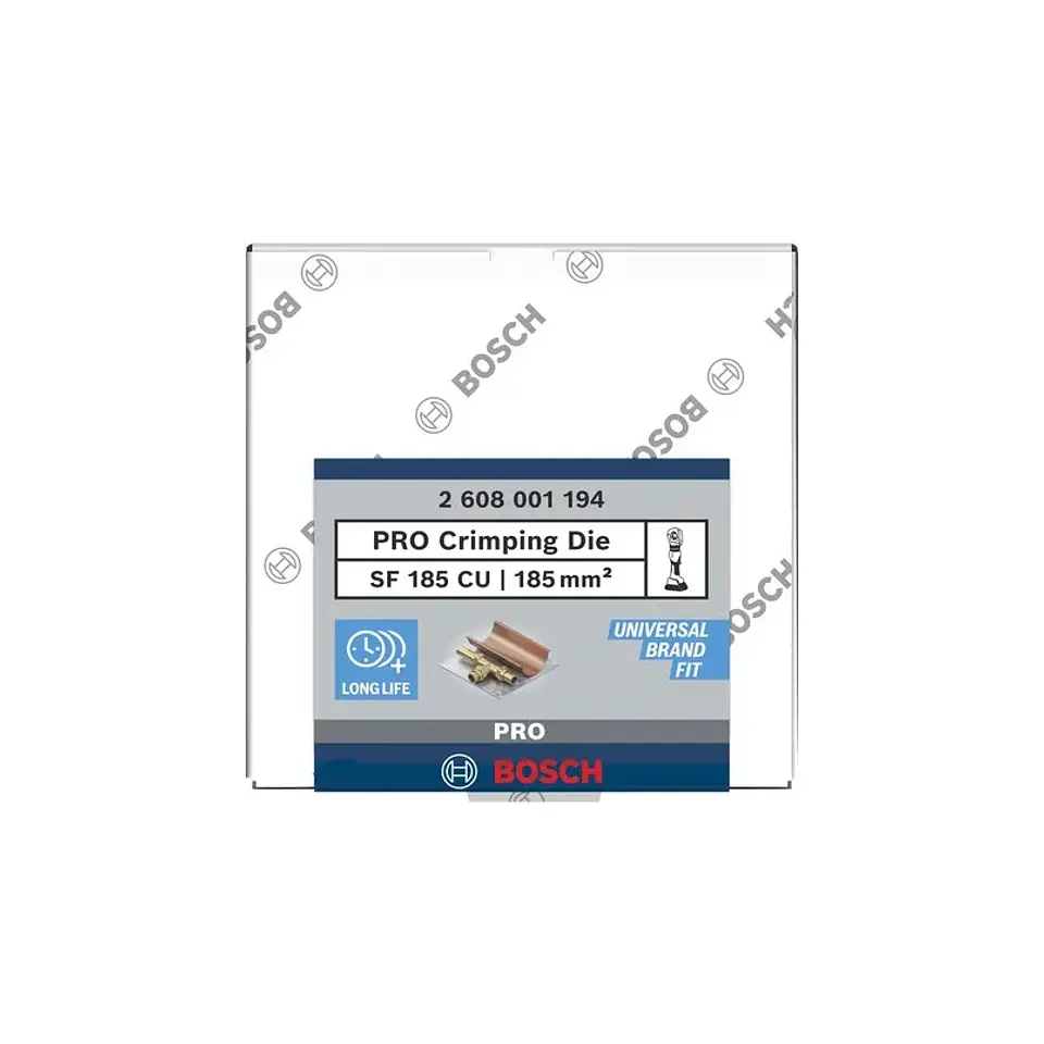 Matriz de engaste PRO, SF185 CU, 185 mm², cobre BOSCH 3