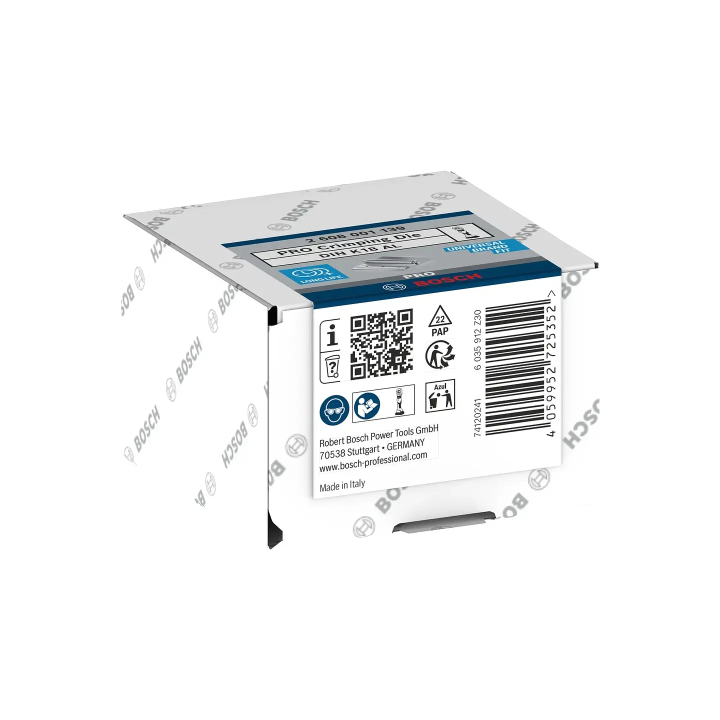 Matriz de engaste PRO, DIN K18 AL, 70 mm², alumínio BOSCH 2