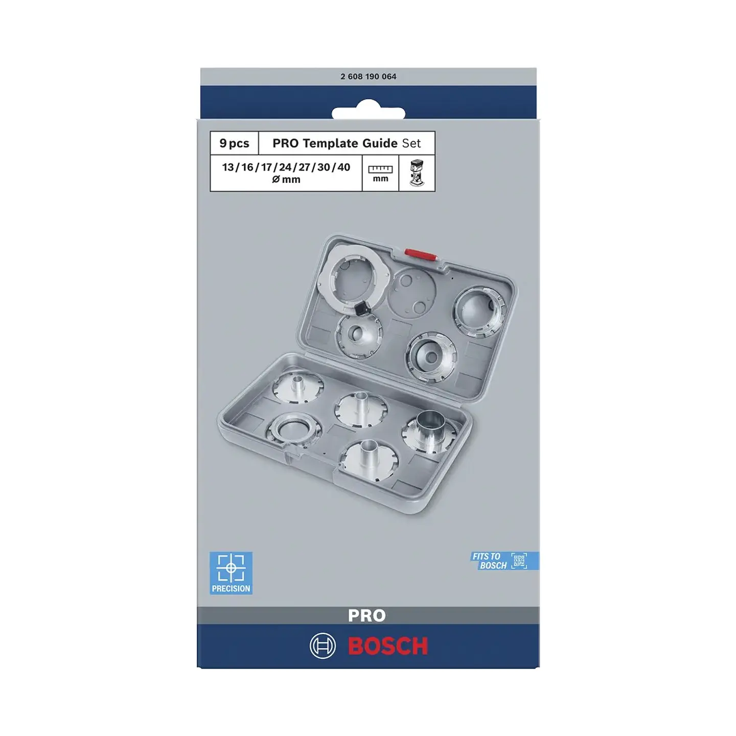 Conjunto de guia modelo PRO, Métrico BOSCH  2