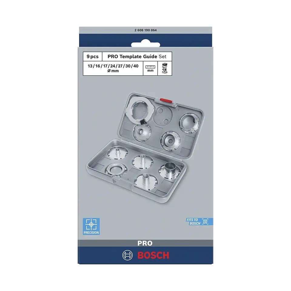 Conjunto de guia modelo PRO, Métrico BOSCH  2
